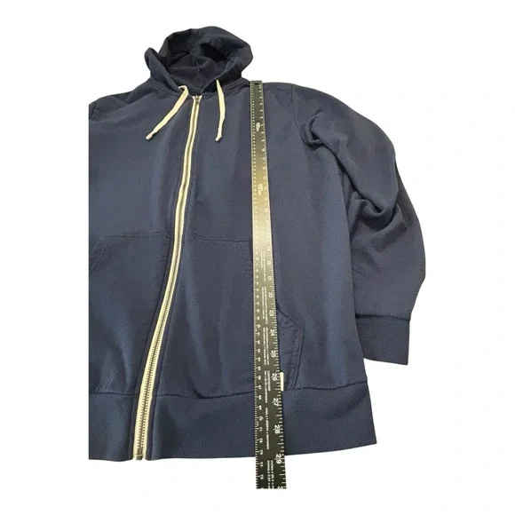 Marine Layer Hoodie Mens XL Blue Full Zip Sweatshirt TENCEL Modal Blend Pockets - Picture 9 of 10